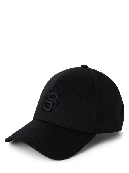 Czapka z daszkiem z czystej bawełny model ‘ZED-B-ICON’ Boss czarna