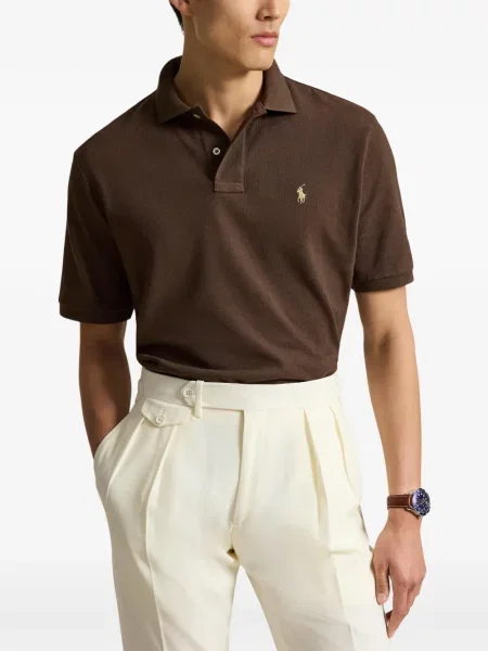 Șosete Polo Ralph Lauren cu model herringbone cu broderie plasă albastru