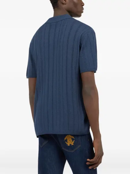Scurt tricou Roberto Cavalli albastru