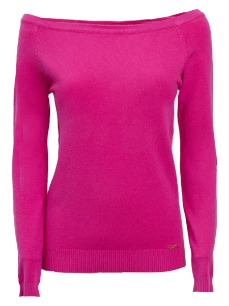 Influencer Tricou / fucsia bej