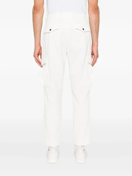 Pantaloni cargo Eleventy alb