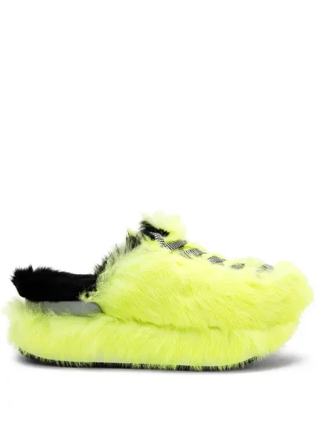 Sneakerși Hogan cu șireturi din dantelă galben