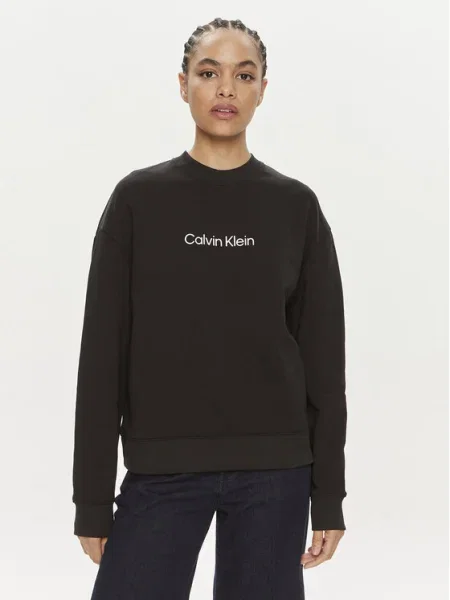 Calvin Klein Bluză Hero Logo negru