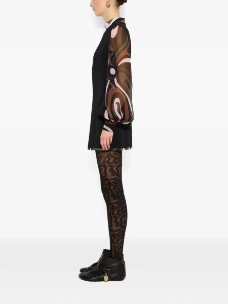 Rochie Pucci cu imagine negru