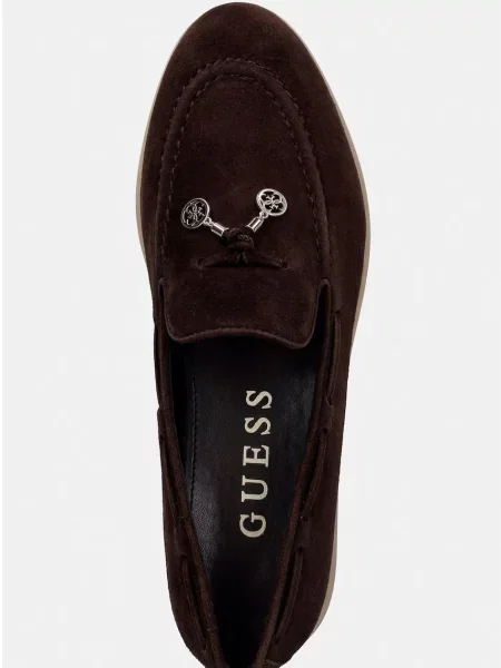 Замшевые мокасины Guess
