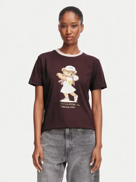 Guess Tricou Vișiniu