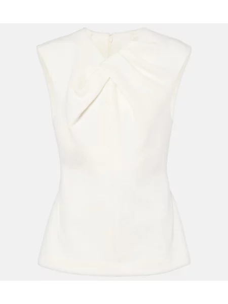 Top Jil Sander drapat bej