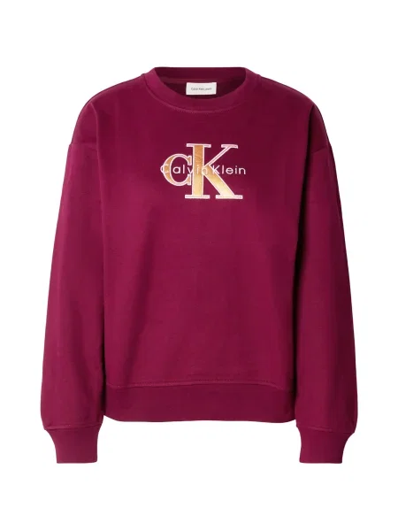 Calvin Klein Jeans Mikina fialová