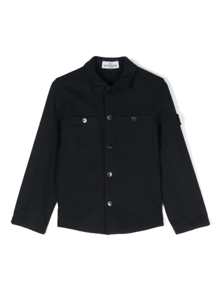 Koszula dziecięca Stone Island niebieska