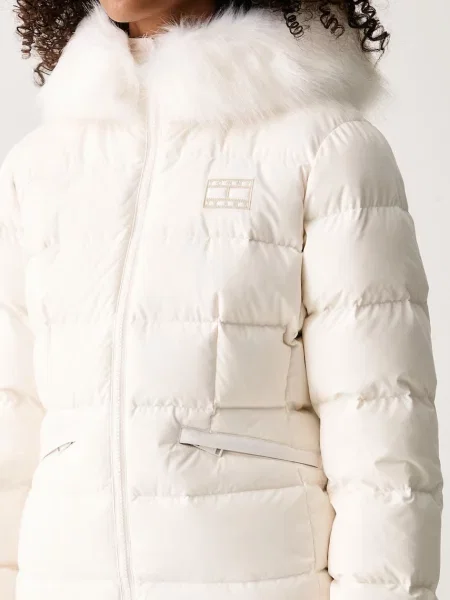Tommy Jeans пухено яке дамско бежово