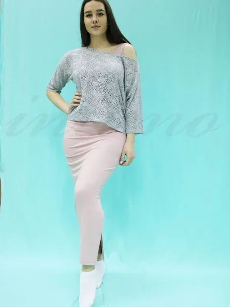 Комплект: платье и джемпер