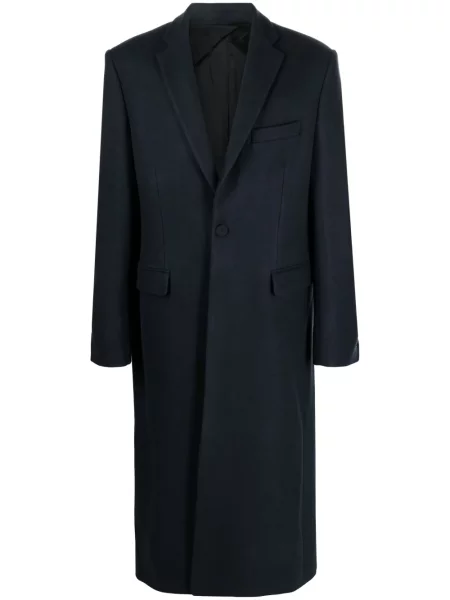 Palton 424 din fetru albastru