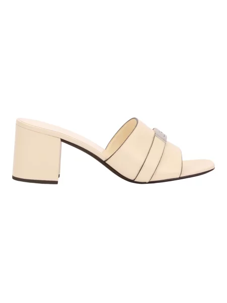 Klapki Tory Burch beżowe