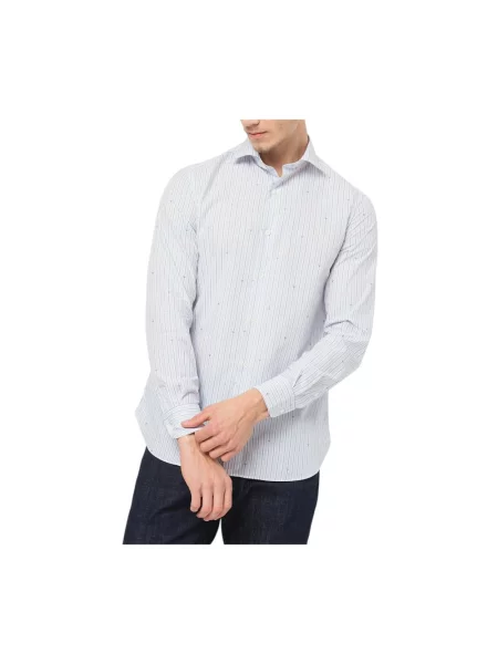Koszula Emporio Armani niebieska