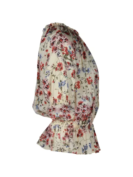 Top Maje cu model floral cu imagine