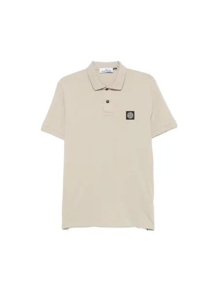 Koszulka polo Stone Island z kamieniami zielona