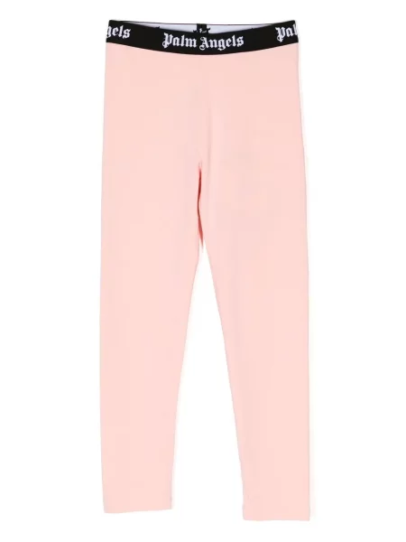Legginsy dziecięce Palm Angels różowe