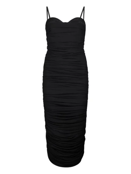 Rochie midi Liu Jo fără mâneci până la genunchi de costum negru