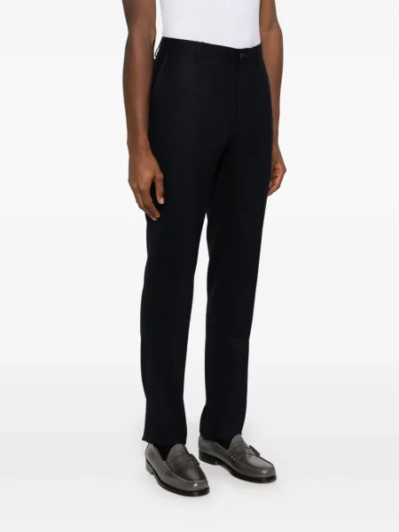 Pantaloni Etro din țesătură twill albastru