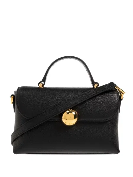 Geantă shopper Furla din piele negru