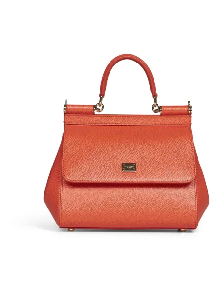 Torebka Dolce And Gabbana pomarańczowa