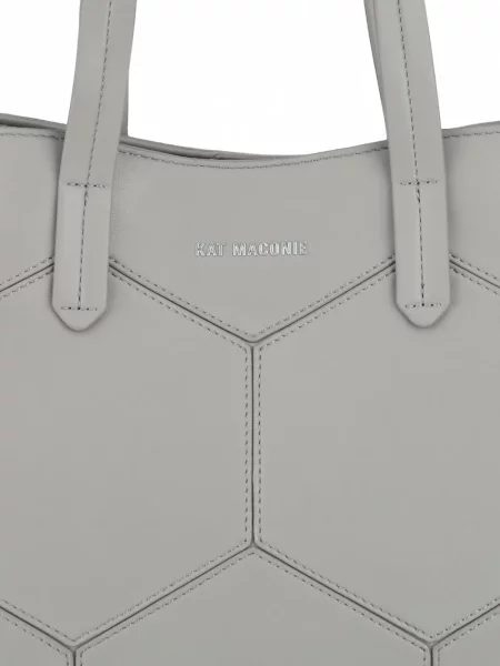 Καπιτονέ τσάντα shopper Kat Maconie γκρι