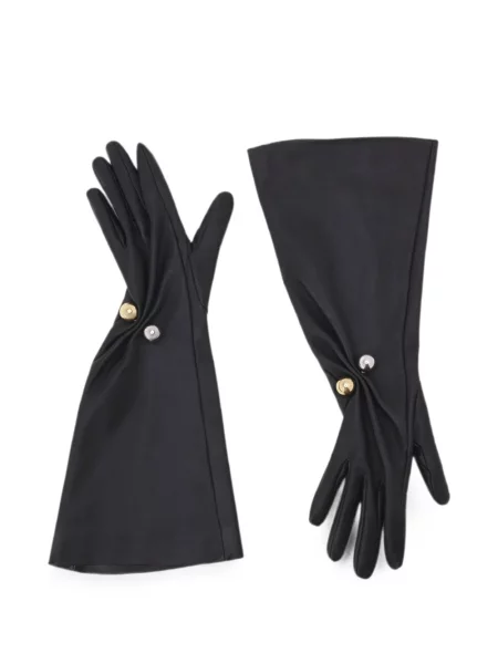 Mănuși Lanvin din piele negru
