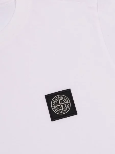 Dětska mikina Stone Island bílá