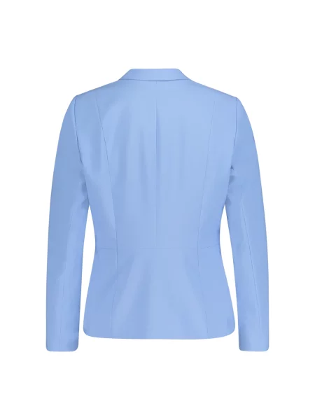 Żakiet o kroju slim fit z kołnierzem z połami Betty Barclay błękitna