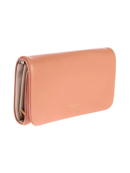 Kopertówka Tory Burch skórzana różowa
