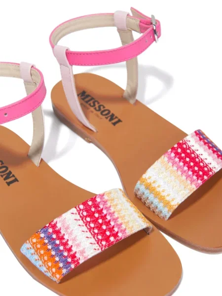 Sandały dziecięce Missoni różowe