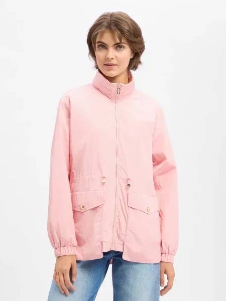 Liu Jo Collection Kurtka Kobiety Sztuczne włókno jednolity S różowy