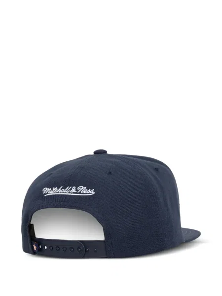 Șapcă Mitchell & Ness cu autograf albastru