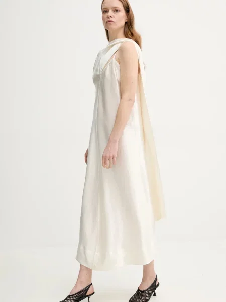Herskind rochie Leroy maxi drept bej
