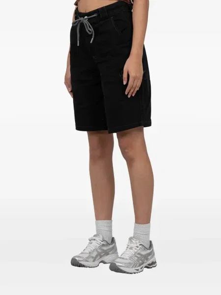 Pantaloni scurți House Of Sunny cu broderie negru