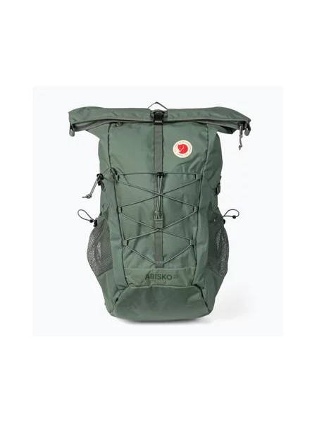 Однотонный большой рюкзак Fjallraven зеленый