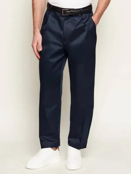 BOSS BLACK Pantaloni C-Kai-DPL | Relaxed fit negru
