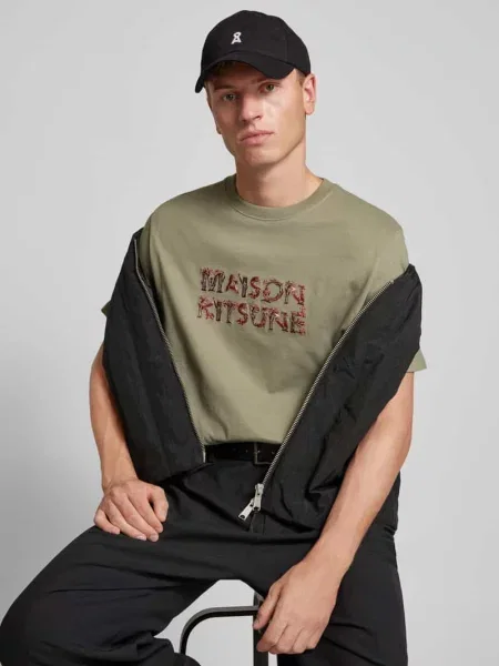 T-shirt z czystej bawełny Maison Kitsune