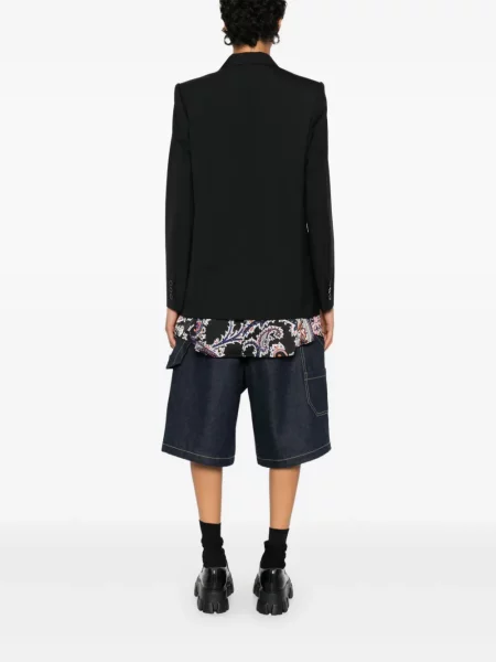 Μπλέιζερ Sacai paisley μαύρο