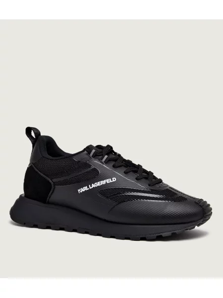 Karl Lagerfeld Sneakers Kairo | piele întoarsă negru