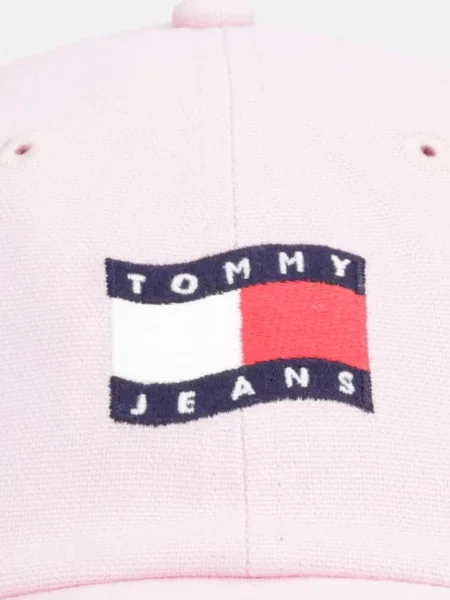 Tommy Jeans kapa s šiltom roza