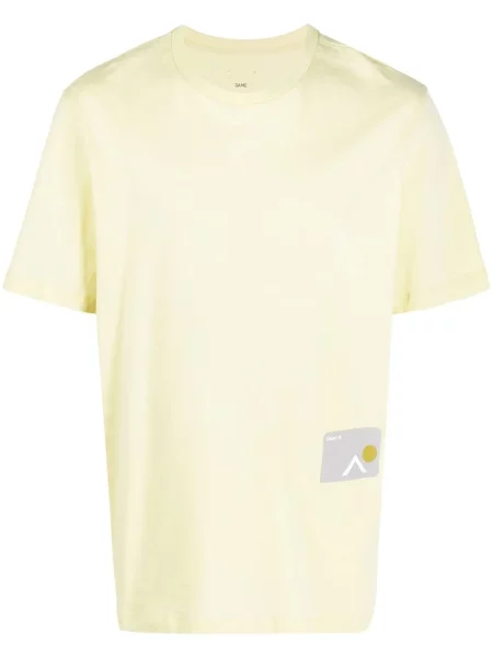 Tricou Oamc cu imagine scurt galben