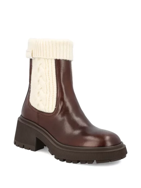 Botine Jimmy Choo din piele maro
