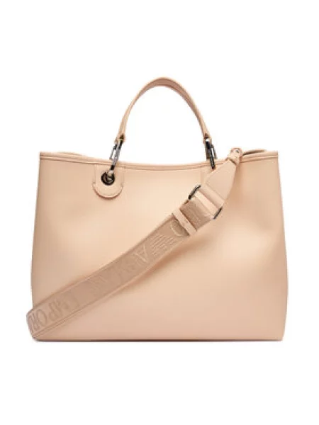 Kabelka Emporio Armani béžová