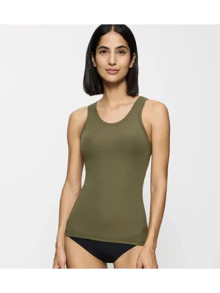 Triumph Marškinėliai Beauty Layers Slim Fit žalia