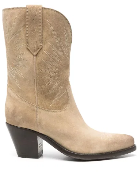 Cizme scurte Golden Goose auriu