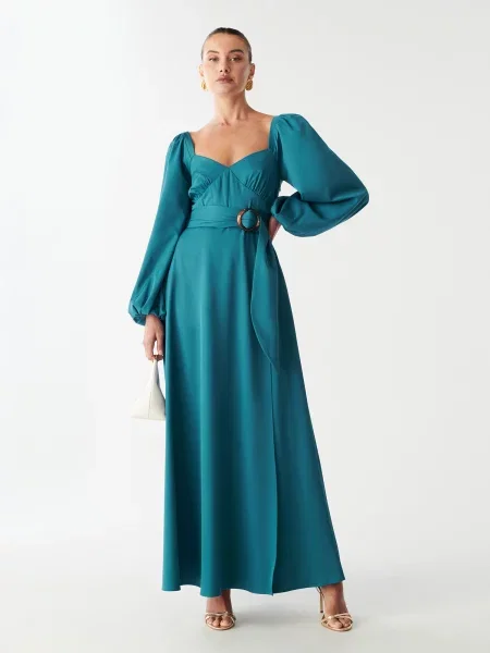 Willa Rochie Knoll petrol verde
