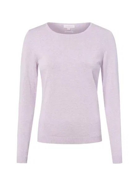 Brookshire Sweter z dzianiny DAmen Kobiety drobna dzianina lila marmurkowy S