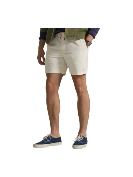 Szorty Polo Ralph Lauren sztruksowe białe