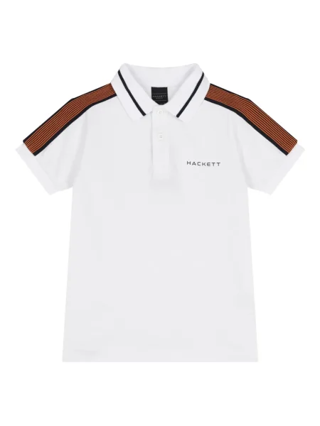 Koszulka polo dziecięca Hackett biała